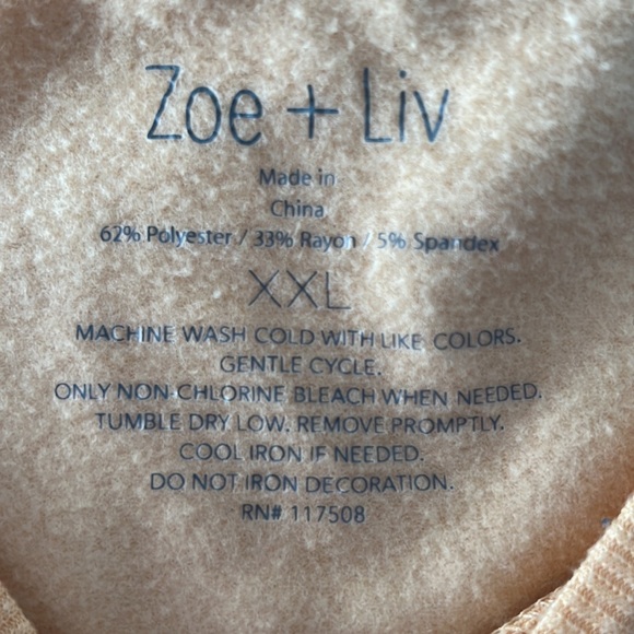 Zoe and Liz Crew Neck Sweatshirt - Picture 2 of 2